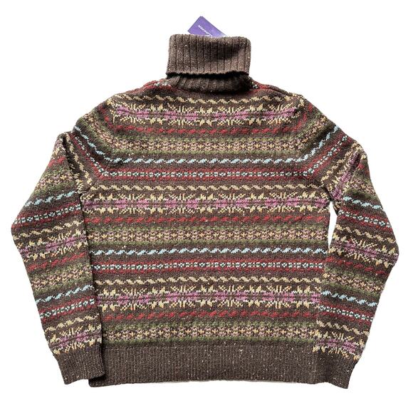 Ralph Lauren Purple Label Fair-isle Knit Embroidered Sweater M IT NWT $2490 - Picture 7 of 12